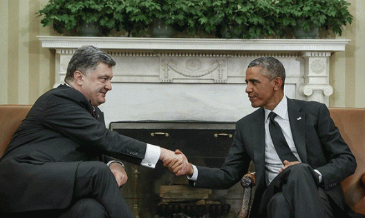 Обама и Порошенко собираются давить на Путина