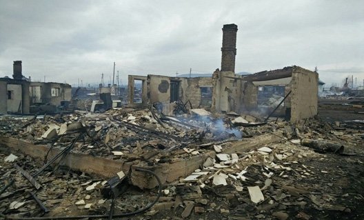 Последствия пожаров в Хакасии (+видео)