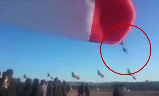 Как солдата флаг унёс (+видео)