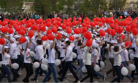 Азов: флешмоб "Скажи спасибо ветерану!" состоялся (+видео)