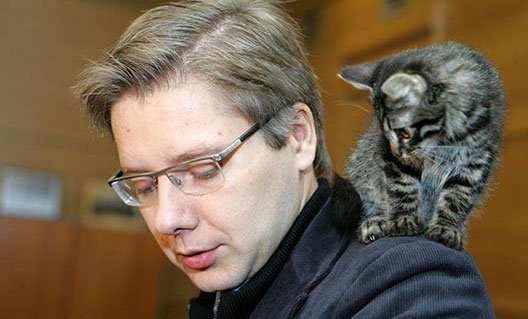 Мэр Риги: говорят ли коты по-латышски
