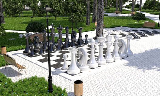 Осенью в центре Азова будут играть в большие шахматы