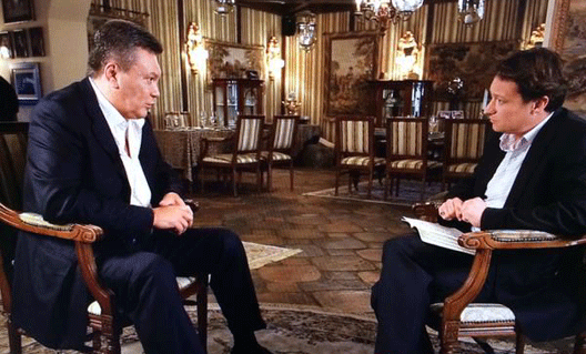 Янукович дал интервью (+видео)
