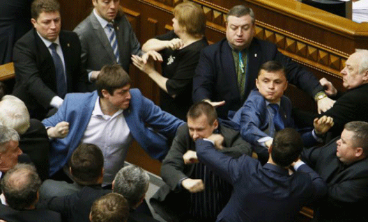 Украина: в Верховной Раде очередная драка
