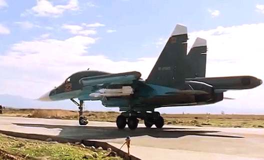 Российские ВКС на базе Хмеймим с высоты птичьего полета (+видео)