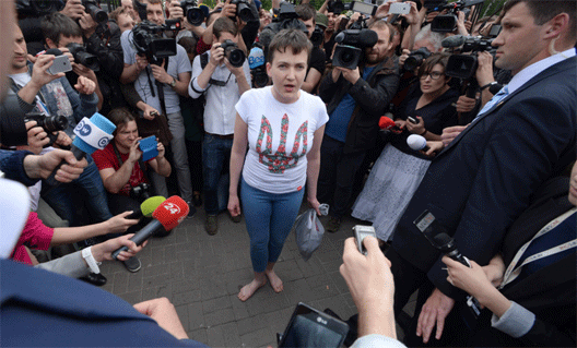 Савченко провела митинг в Киеве