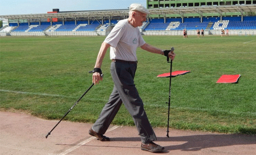 94-летний таганрожец сдал тест на золотой значок ГТО