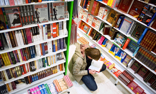 70% взрослых россиян вообще не читают книги