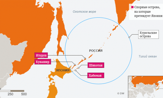 Путин: у России нет территориальных проблем с Японией
