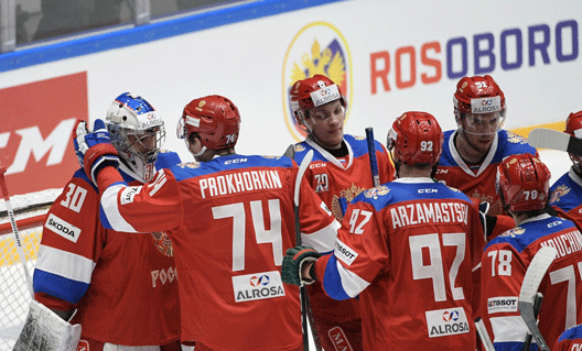 Российские хоккеисты досрочно выиграли Евротур