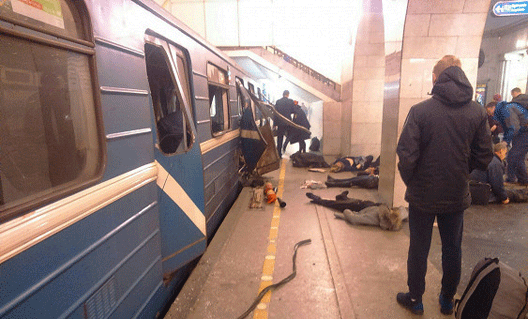 Взрыв в метрополитене Санкт-Петербурга. Есть пострадавшие