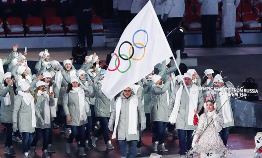 МОК запретил сборной России национальный флаг
