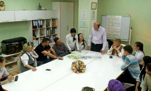 В азовский центре помощи детям побывали киприоты