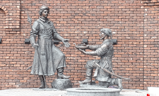 В Ростове установили памятник Петру I