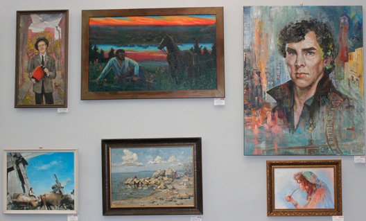 Азов: в "Меценате" открылась выставка «Литература в произведениях донских художников»