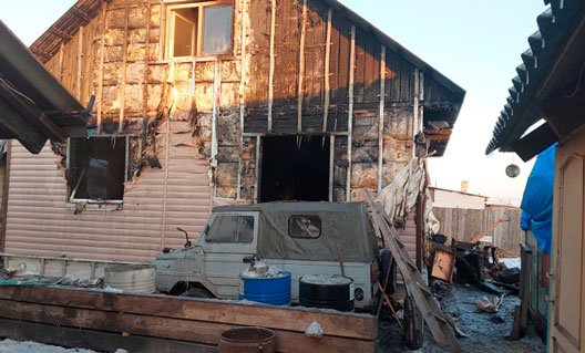 В Красноярском крае заживо сгорела семья