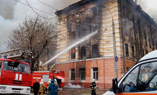 При пожаре в Твери погибли шесть человек