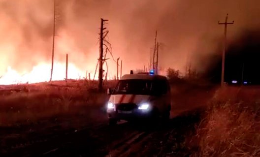Азовский район: открытое горение на повороте на хутор Обуховка ликвидировано