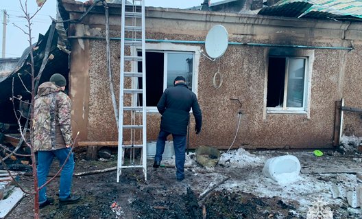 В Башкирии при пожаре погибла семья с пятью детьми