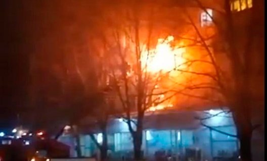 Ночной пожар в Азове: погибли два человека