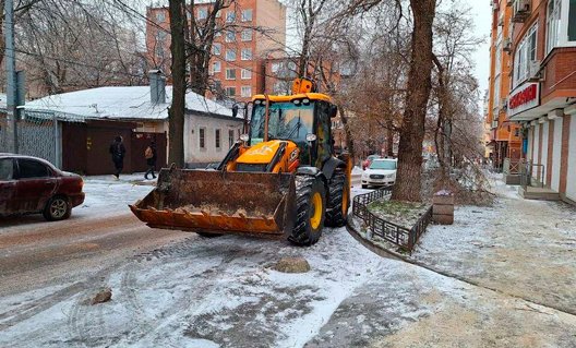 Последствия ледяного дождя в Ростовской области